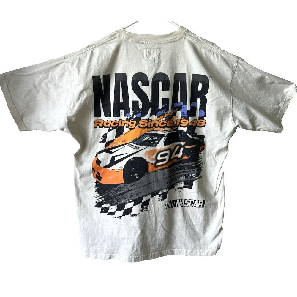 Tillys NASCAR Racing Motor 1948 Auto Streetwear Y2K T-Shirt Beige Mens XL